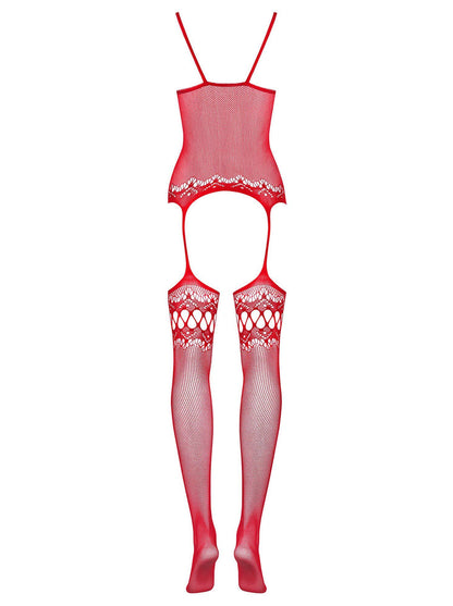 3-Erotyczne bodystocking otwarty krok F214 S/M/L-3