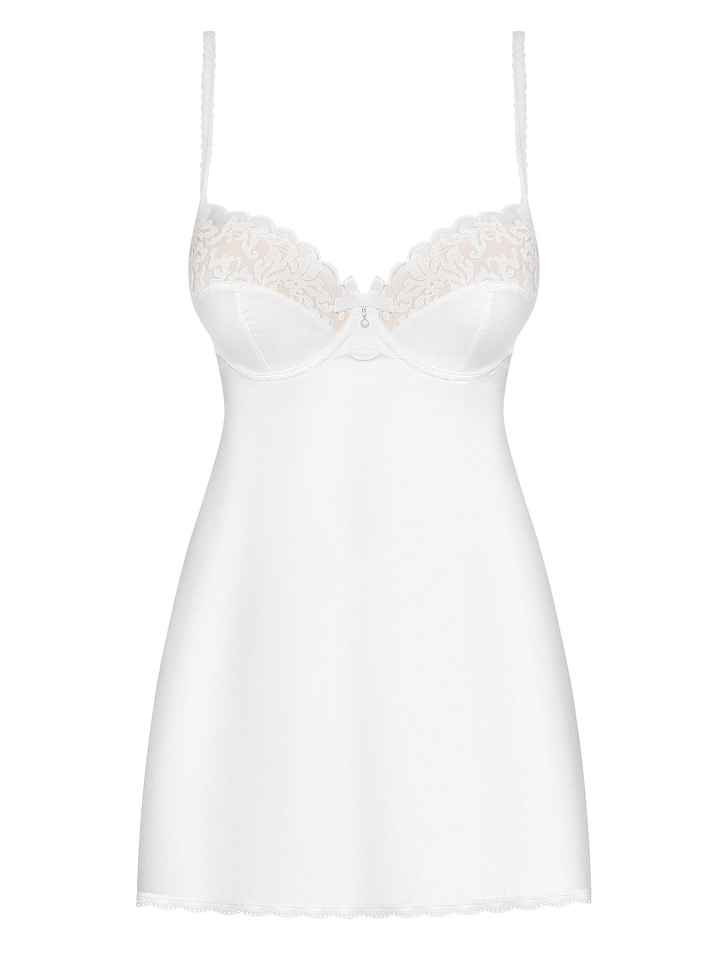 3-Biała koszulka stringi sex komplet obsessive l/xl-3