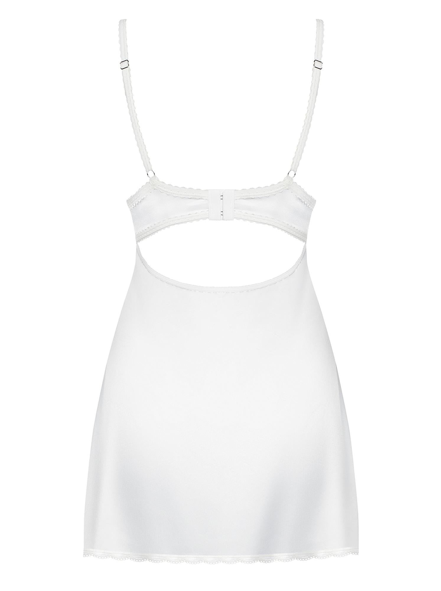 4-Biała koszulka stringi sex komplet obsessive l/xl-4