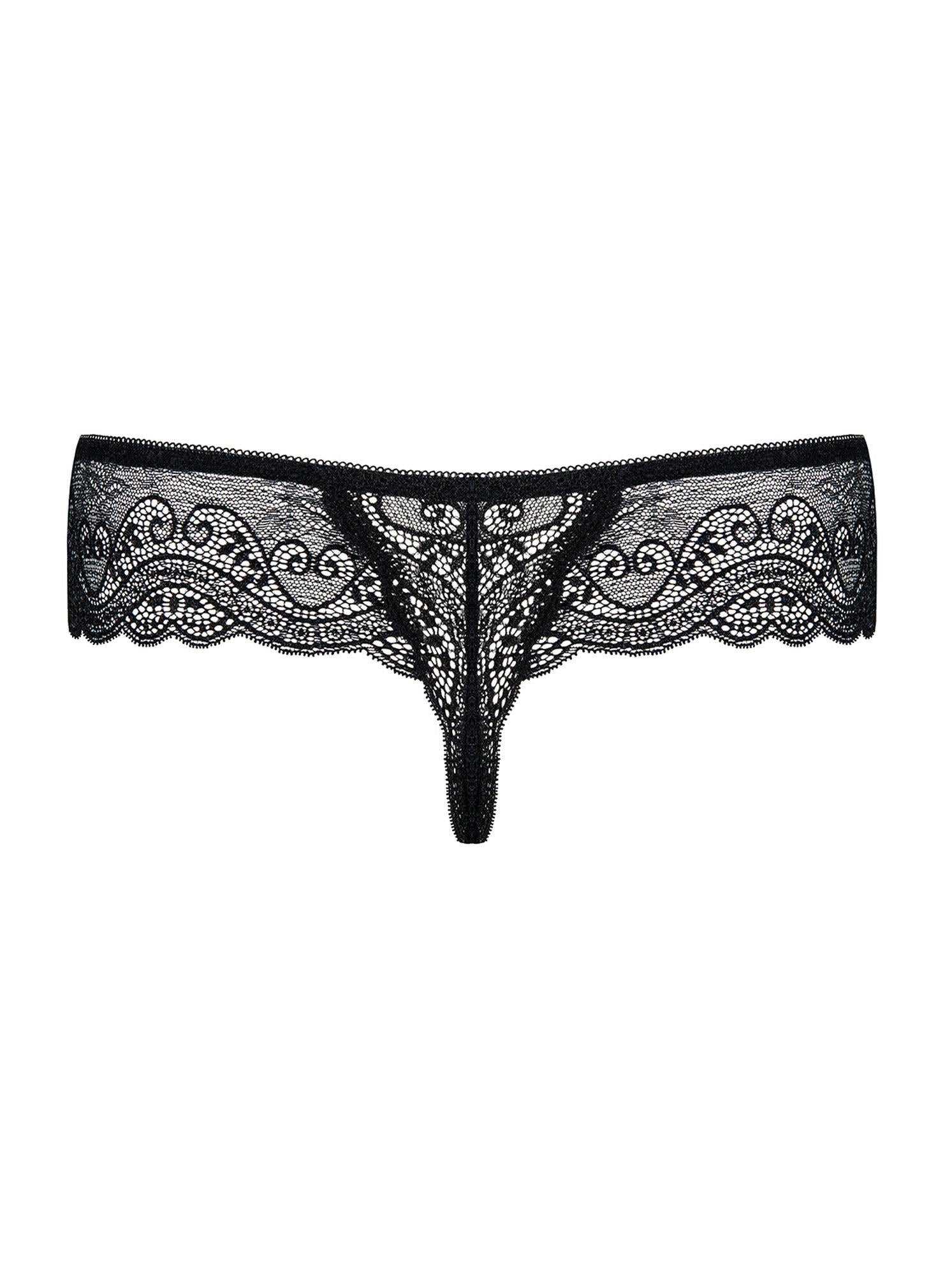 2-Koronkowe majtki stringi obsessive miamor l/xl-2