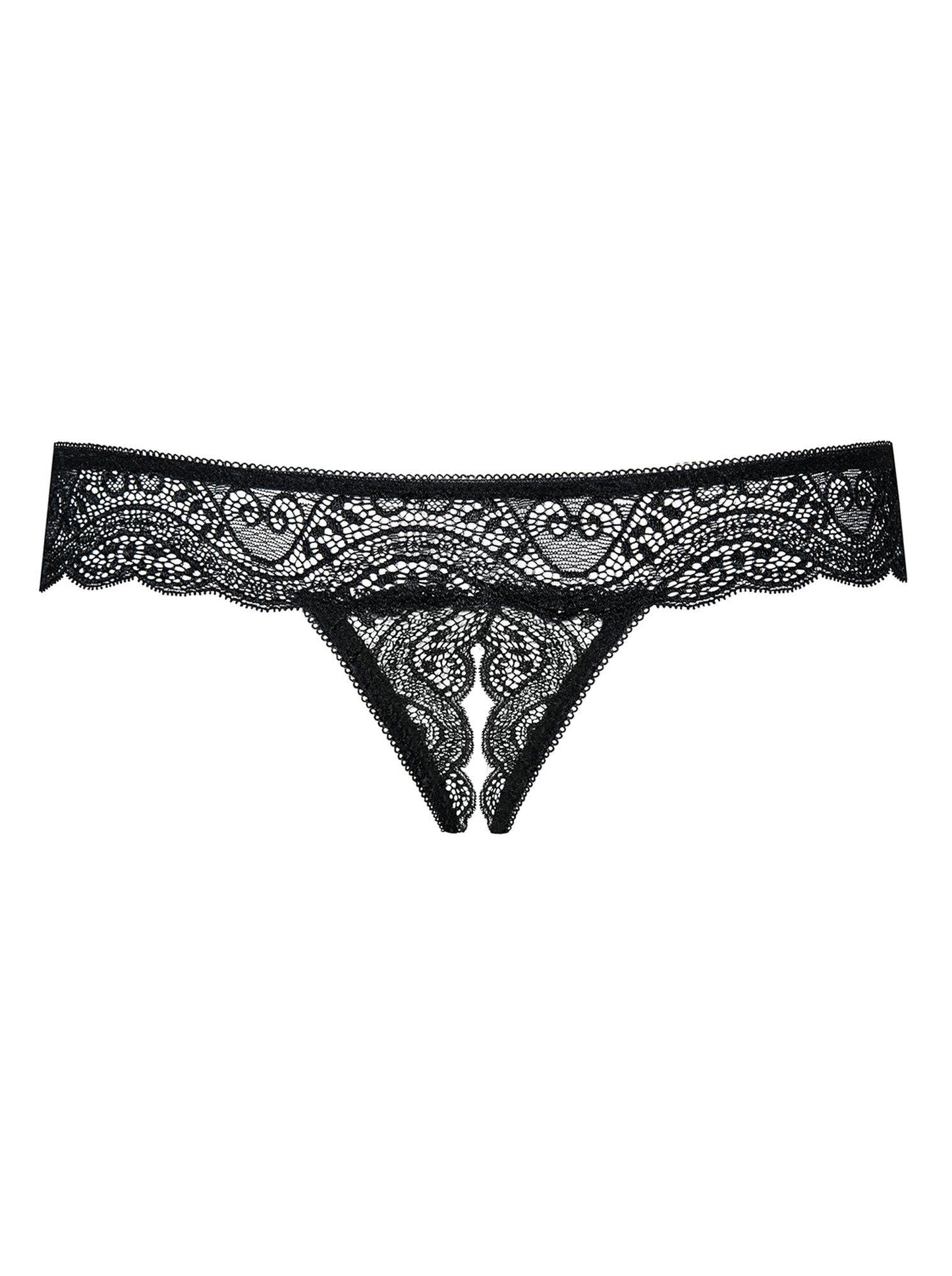 2-Otwarte w kroku erotyczne sex stringi Miamor S/M-2