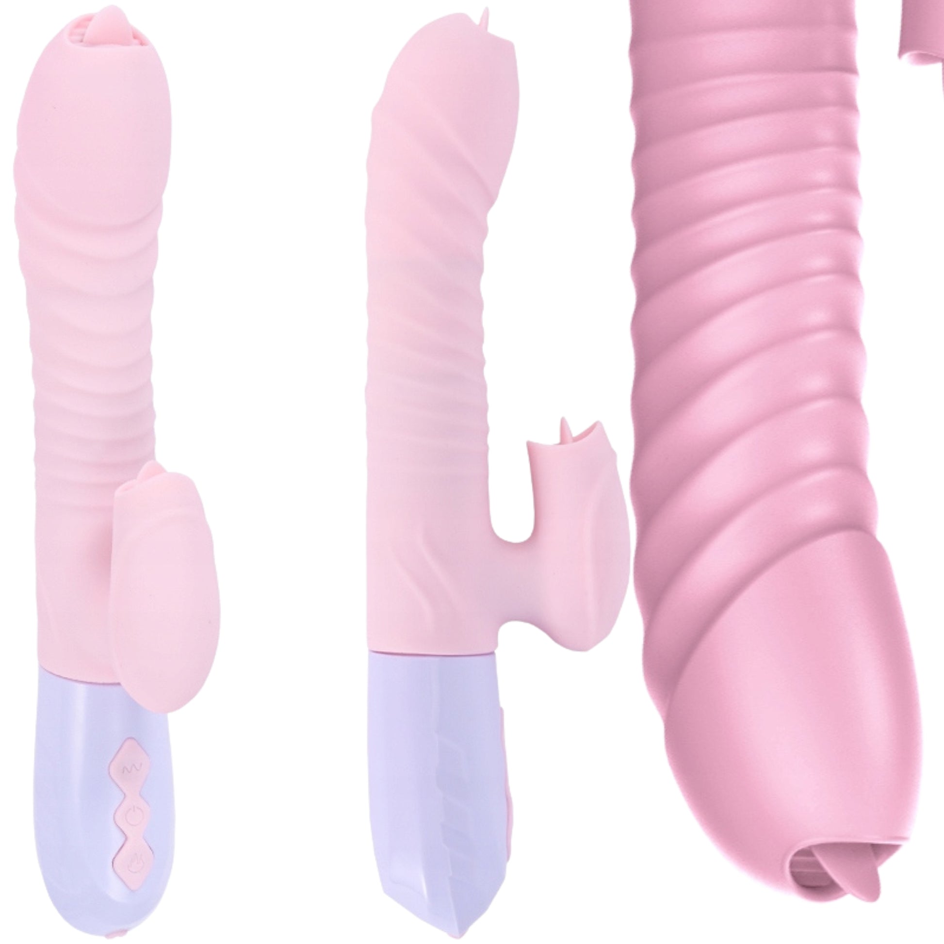 11-Wibrator króliczek masażer posuw podgrzewany 22cm-11