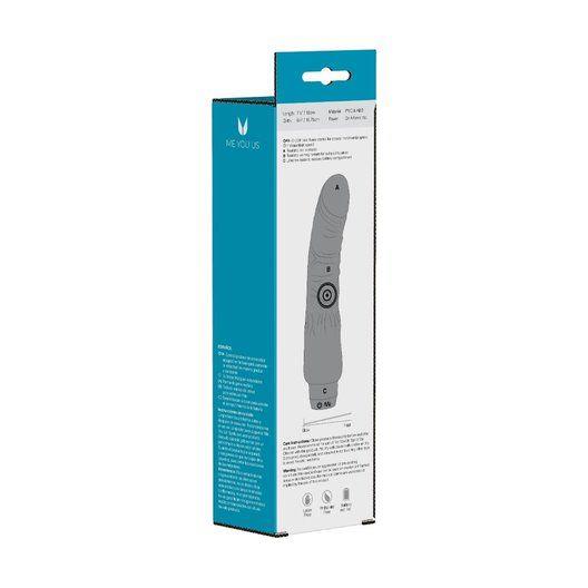 7-Zgrabny wibrator z wygiętą główką jak penis 23cm-7