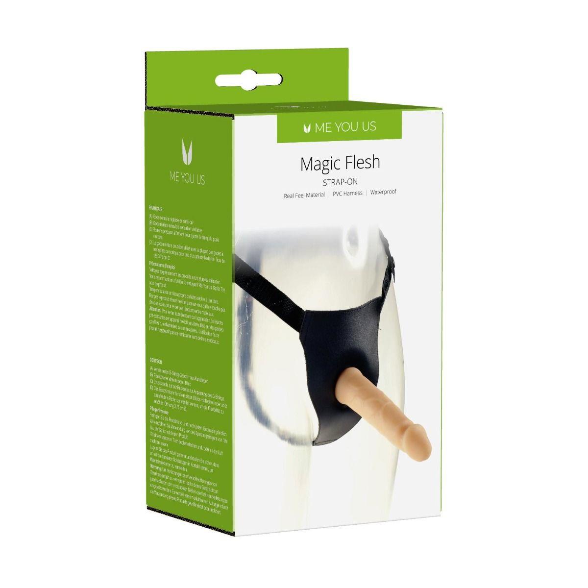 1-Strap-on z dildo realistyczny wygląd żylasty-1