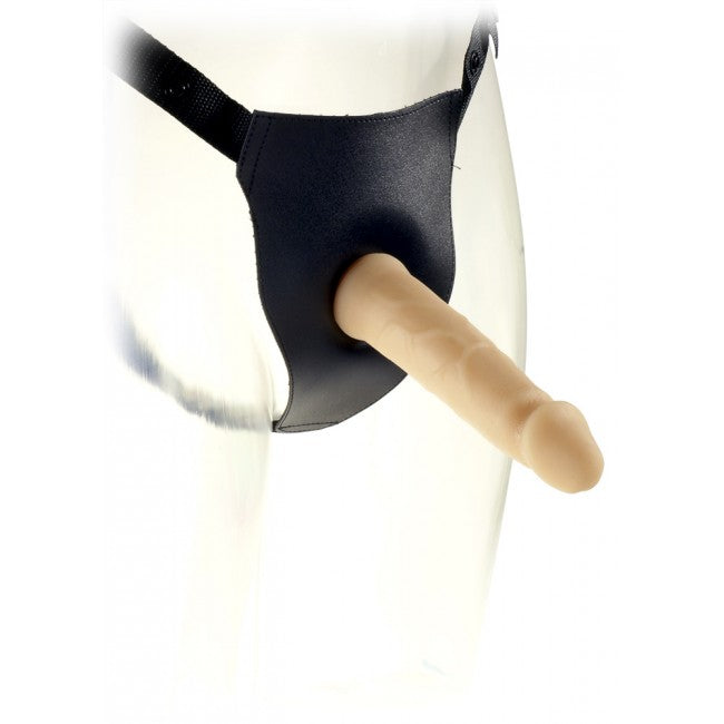 4-Strap-on z dildo realistyczny wygląd żylasty-4