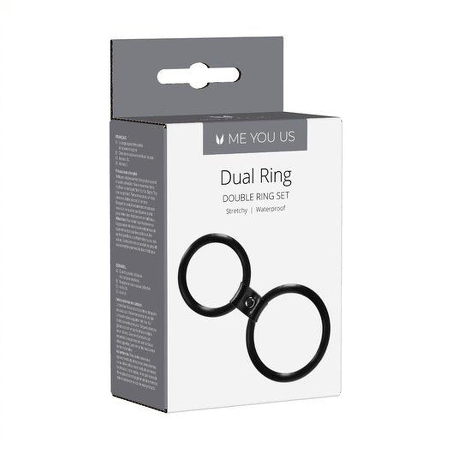 3-Pierścień na penisa i jądra dwie pętle zacisk ring-3