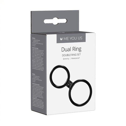 3-Pierścień na penisa i jądra dwie pętle zacisk ring-3