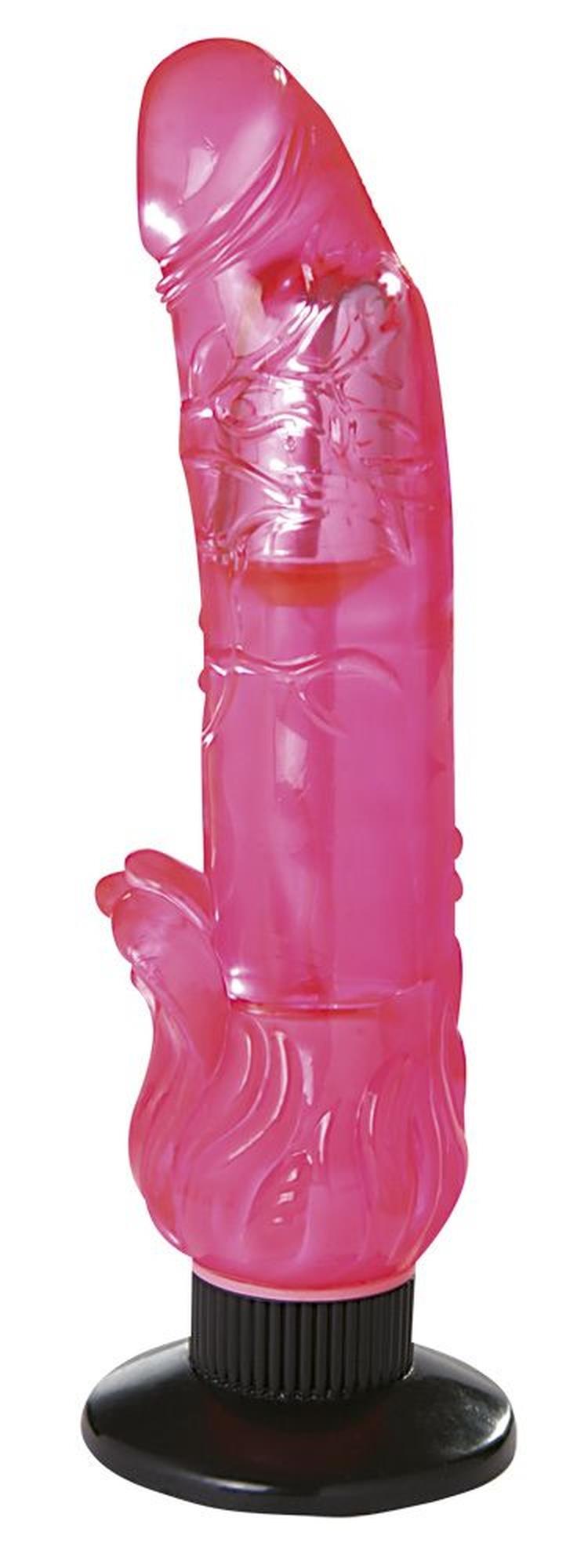 1-Wibrator z wypustką do łechtaczki przyssawka 21cm-1