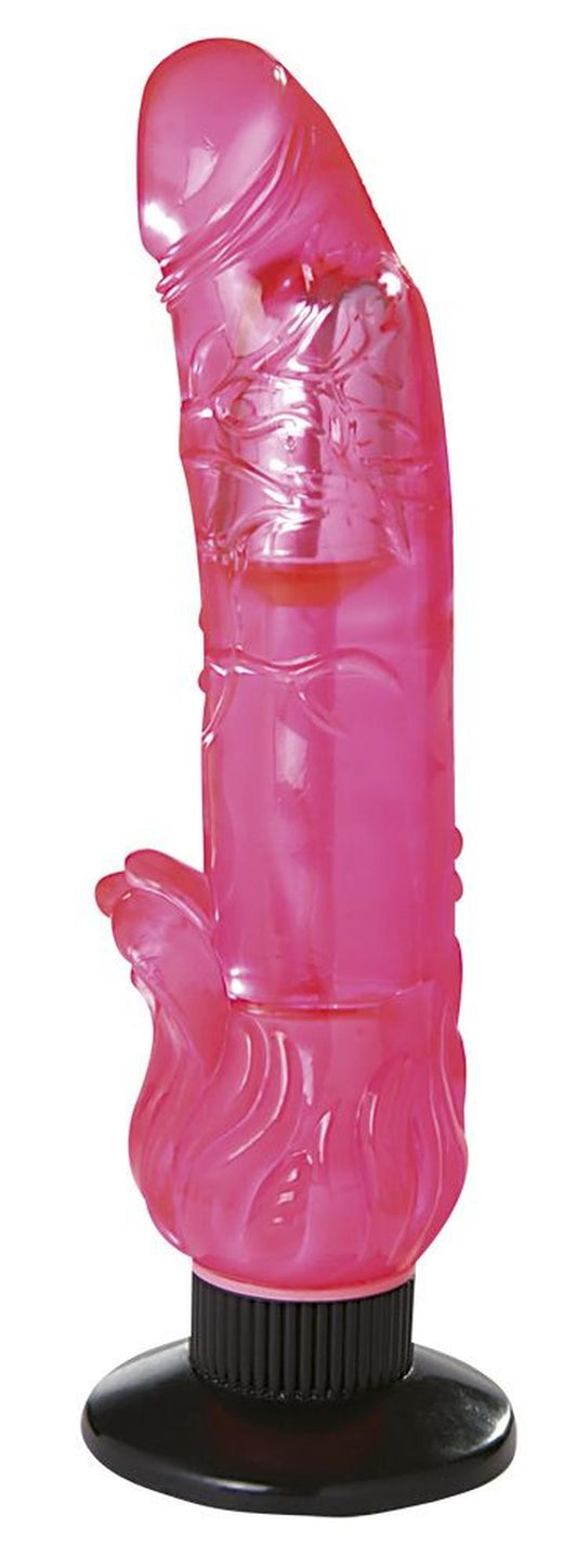 1-Wibrator z wypustką do łechtaczki przyssawka 21cm-1