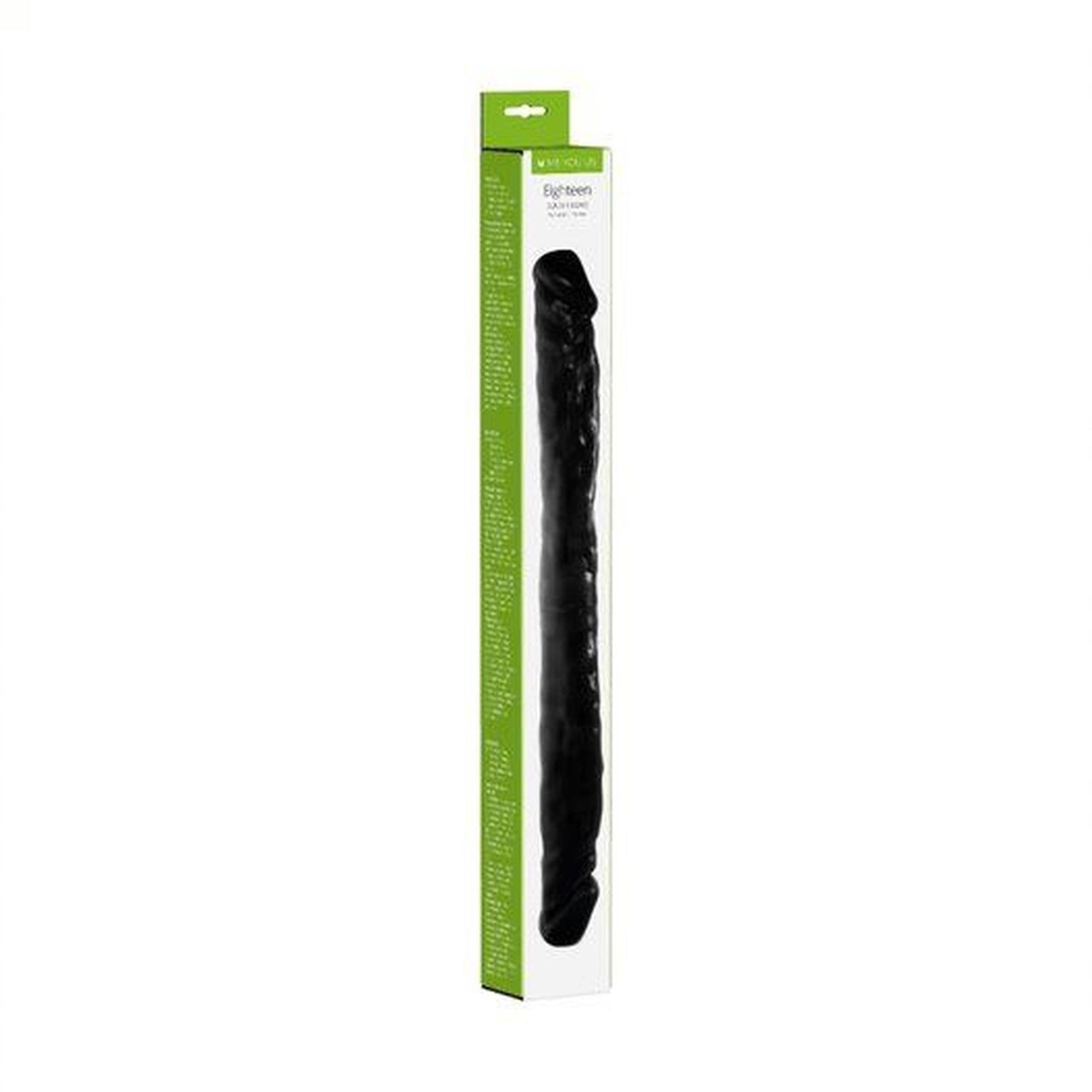 3-Długie dildo sex lesbijski dwa końce podwójne 45cm-3