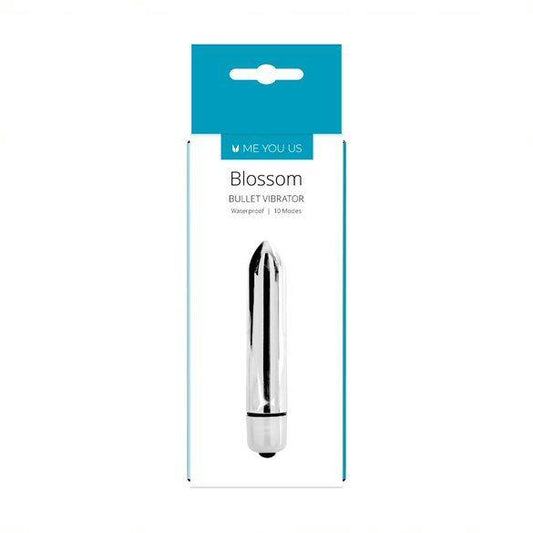 2-Wibrator- Me You Us Blossom 10 Mode Bullet Vibrator Silver-2