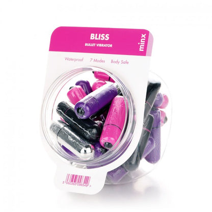 1-Wibrator-Minx Bliss 7 Mode Mini Bullet Vibratot Multi - 32 pcs-1
