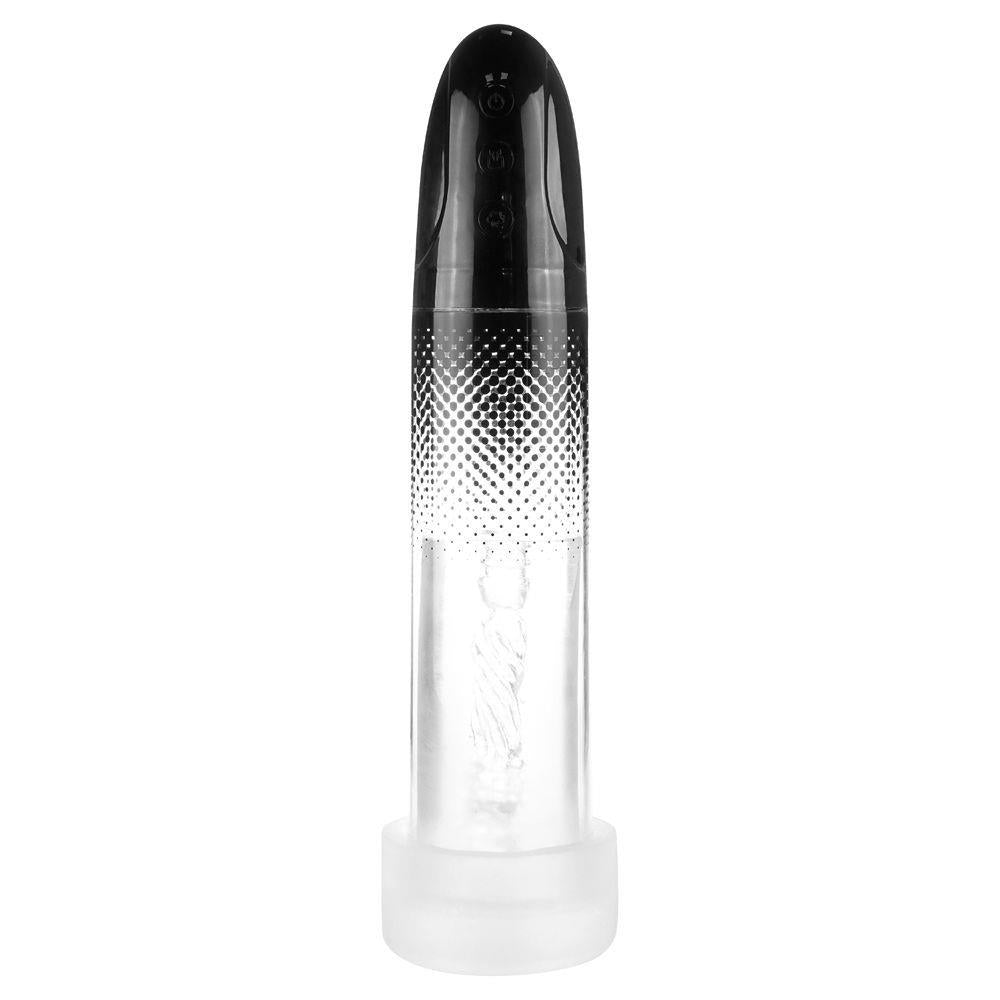 1-Me You Us Platinum Duo Automatic Pump Masturbator Clear/Black-1