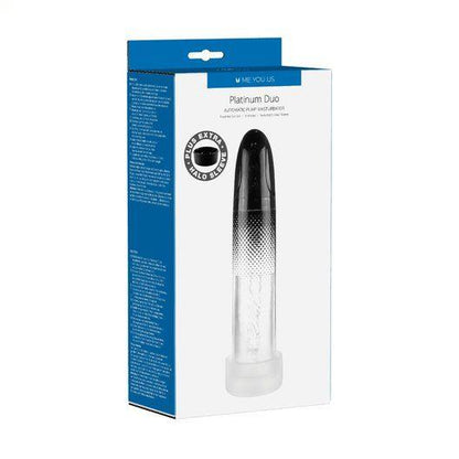5-Me You Us Platinum Duo Automatic Pump Masturbator Clear/Black-5