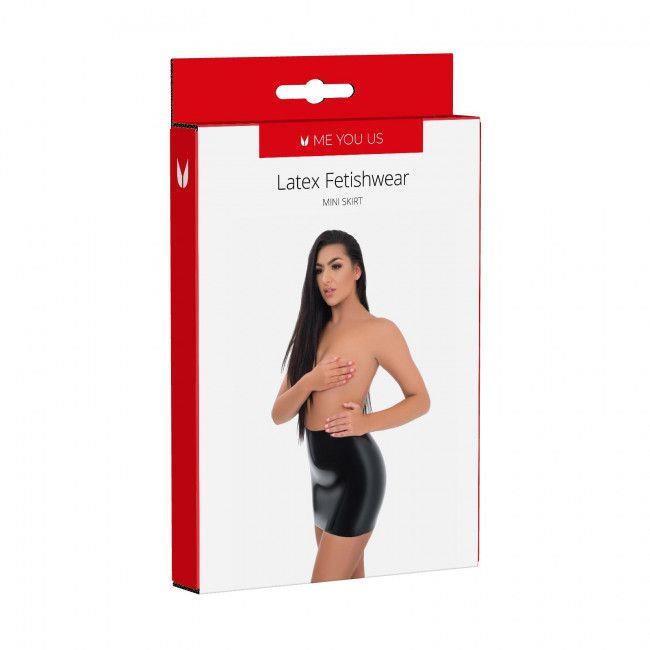 2-Me You Us Latex Mini Skirt Small-2