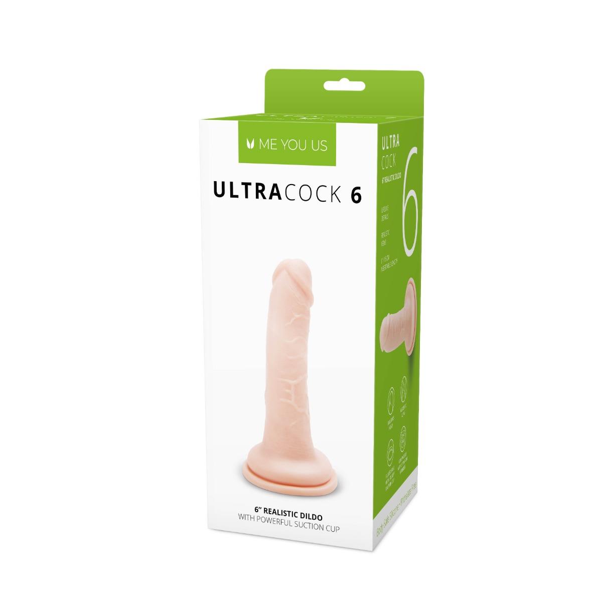 2-Silikonowe duże dildo z mocną przyssawką 15,2 cm-2