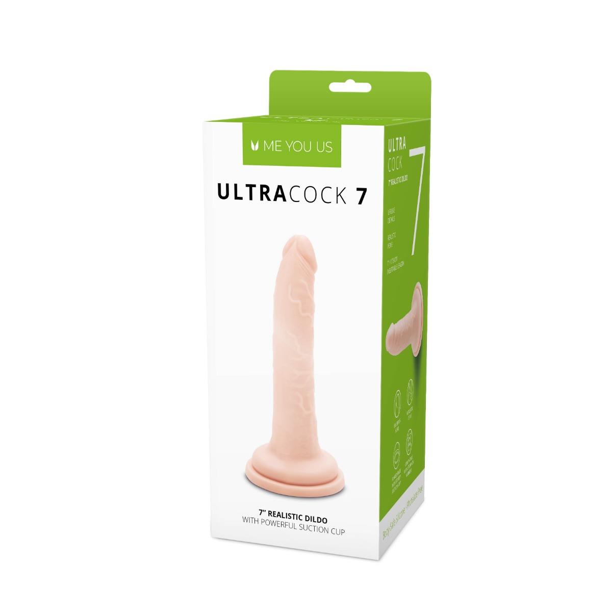 2-Gruby żylasty penis realistyczny przyssawka 18 cm-2