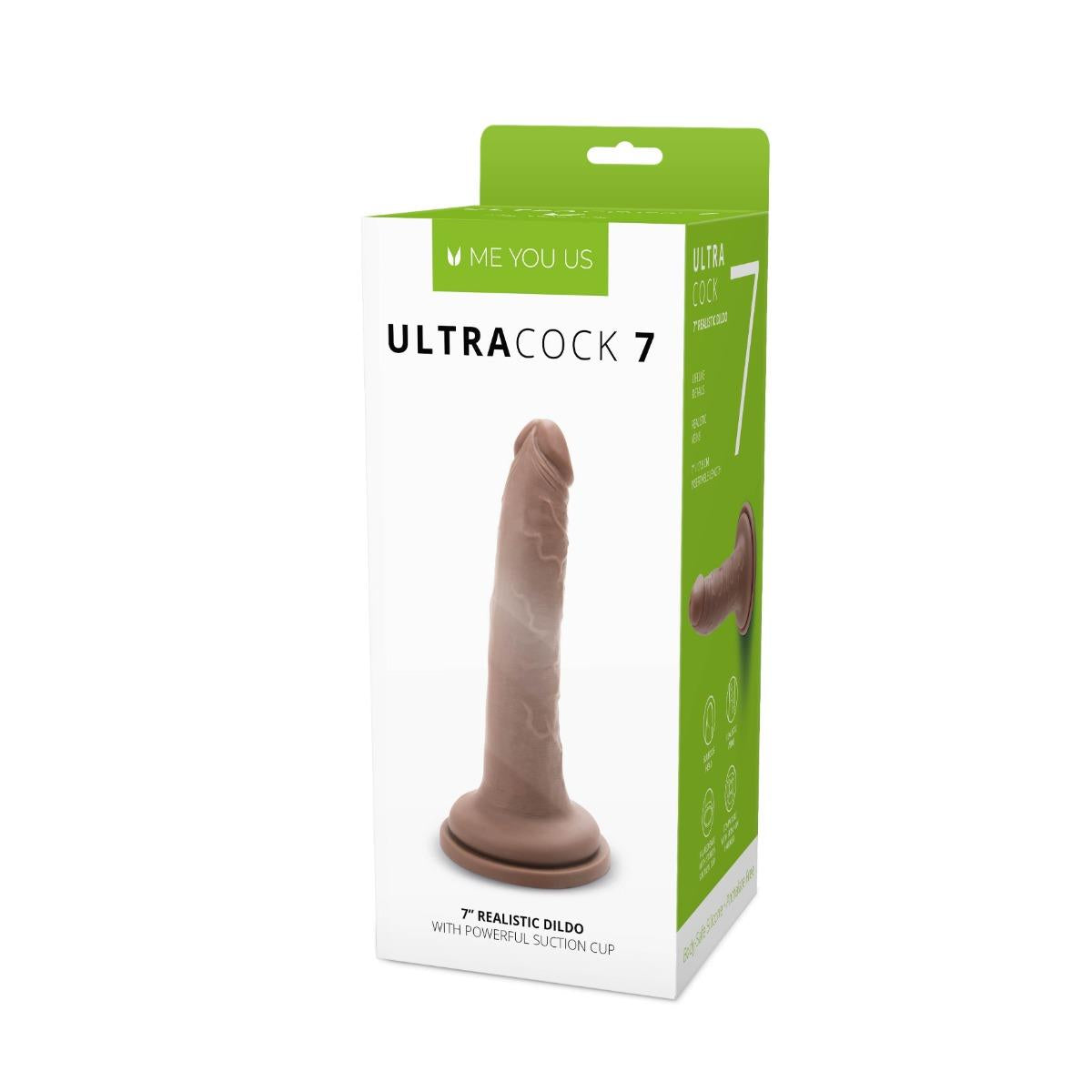2-Realistyczny silikonowy penis z przyssawką 18 cm-2