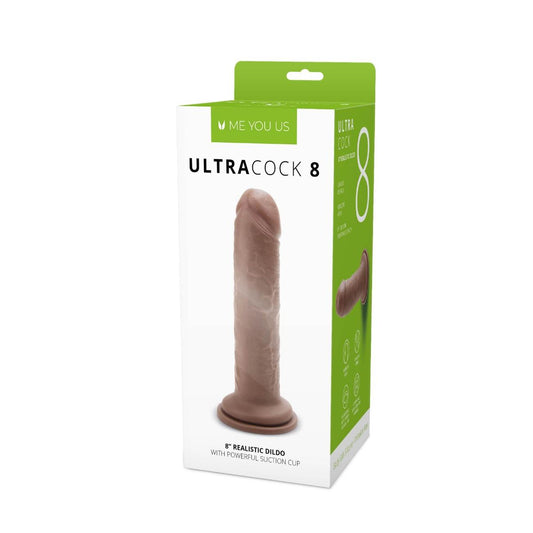 2-Realistyczny silikonowy penis z przyssawką 20,5 cm-2