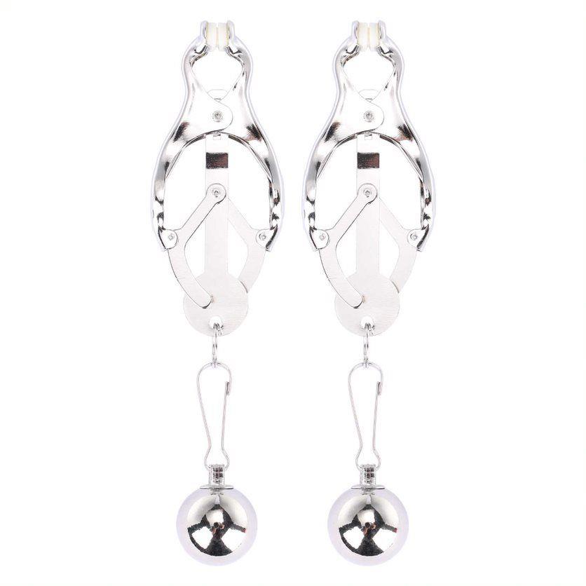 1-Me You Us Clover Nipple Clamp Silver-1