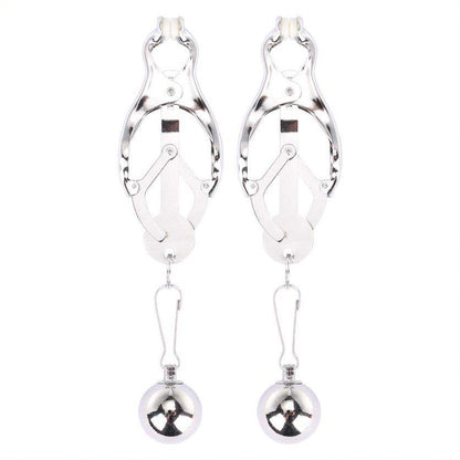 1-Me You Us Clover Nipple Clamp Silver-1