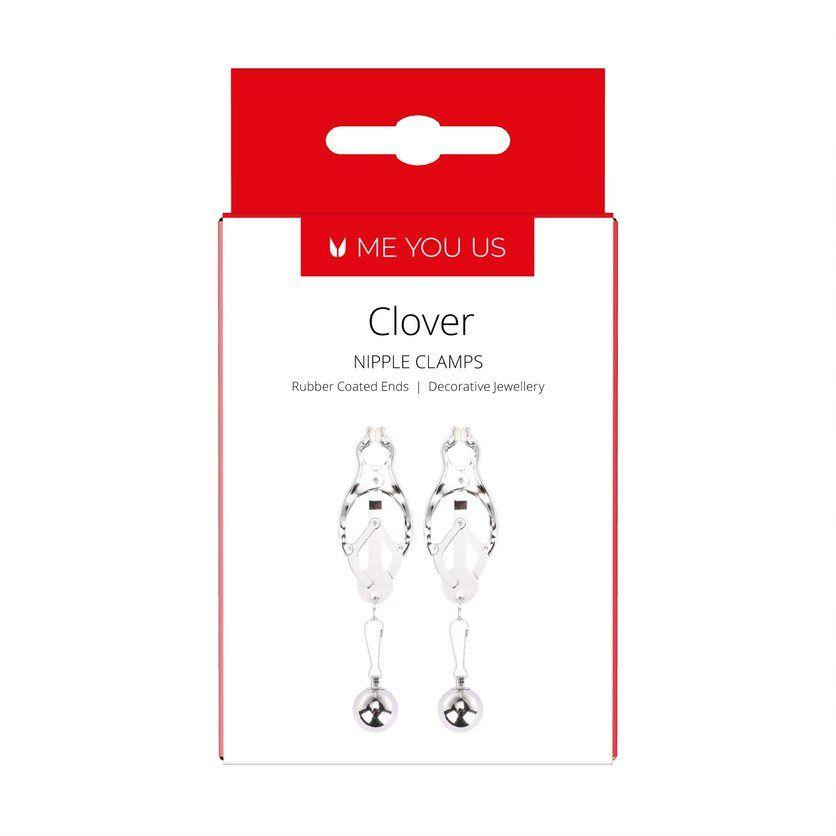 2-Me You Us Clover Nipple Clamp Silver-2