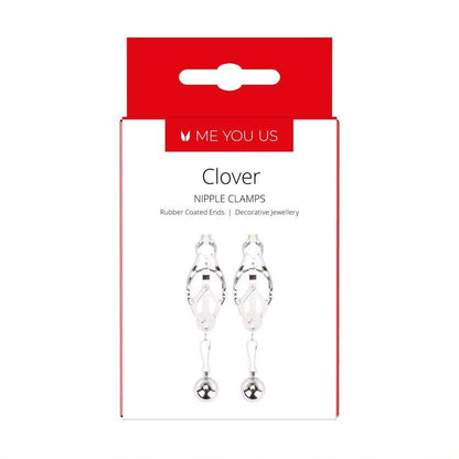 2-Me You Us Clover Nipple Clamp Silver-2