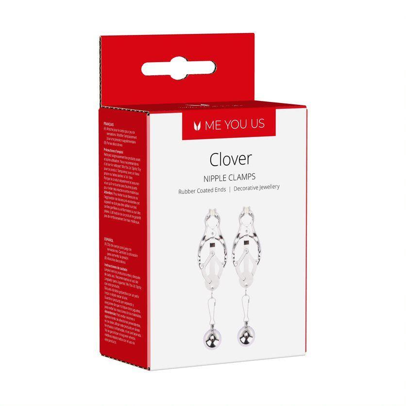 3-Me You Us Clover Nipple Clamp Silver-3