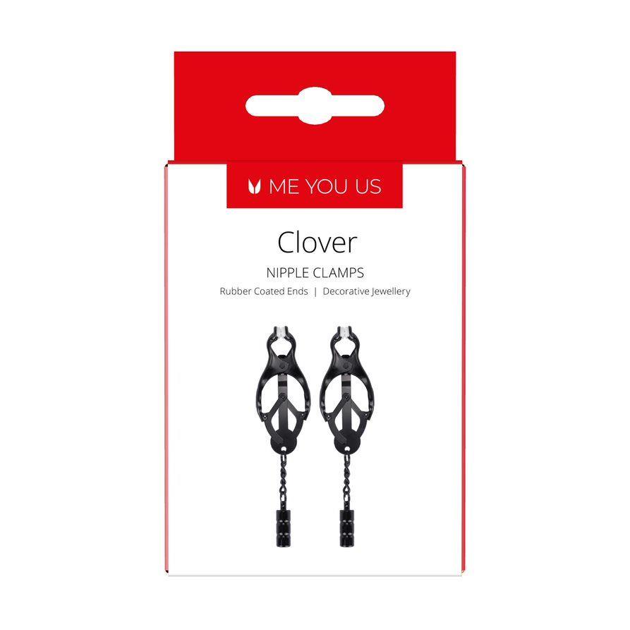 2-Me You Us Clover Nipple Clamp Black-2