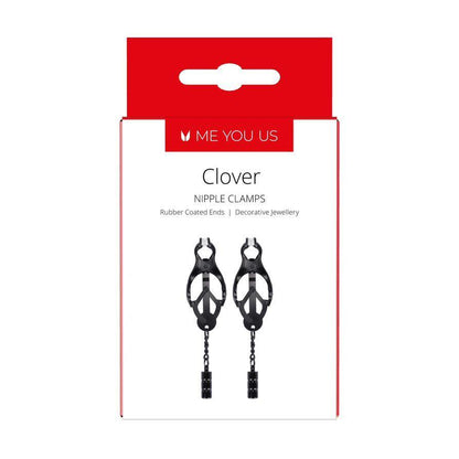 2-Me You Us Clover Nipple Clamp Black-2