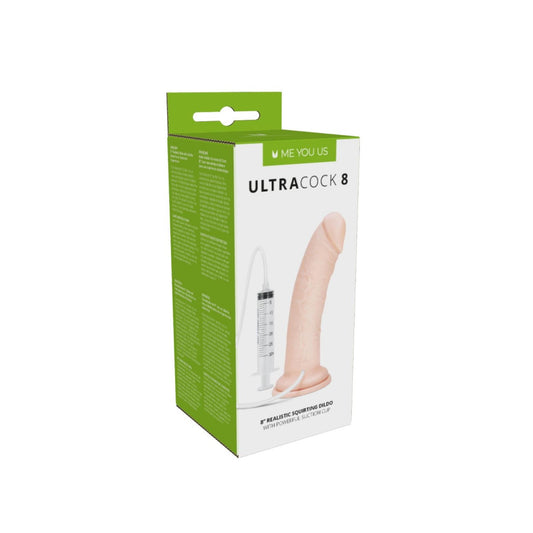 2-Me You Us Ultracock Realistic Squirting Dildo 8in-2
