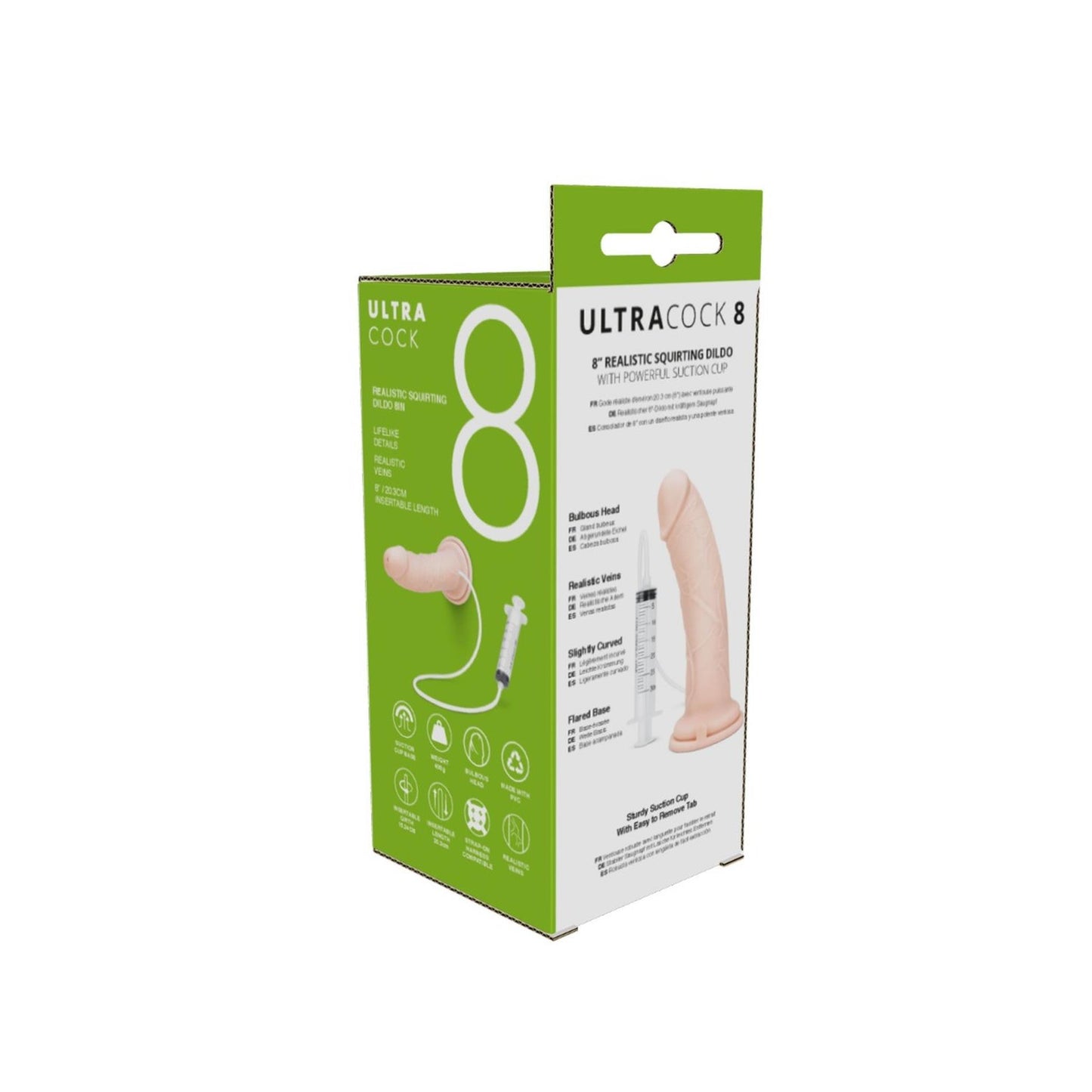 3-Me You Us Ultracock Realistic Squirting Dildo 8in-3