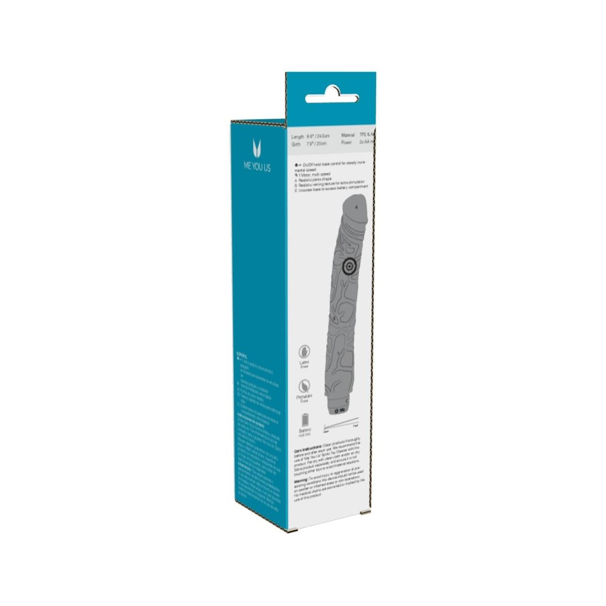 3-Me You Us Thor 11 Realistic Vibrator Flesh 9.6'-3