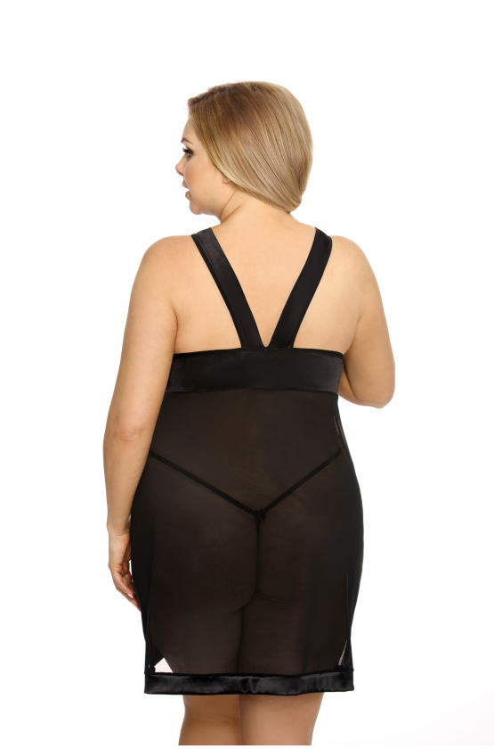3-Samara black chemise XL+ ( czarna halka )-3