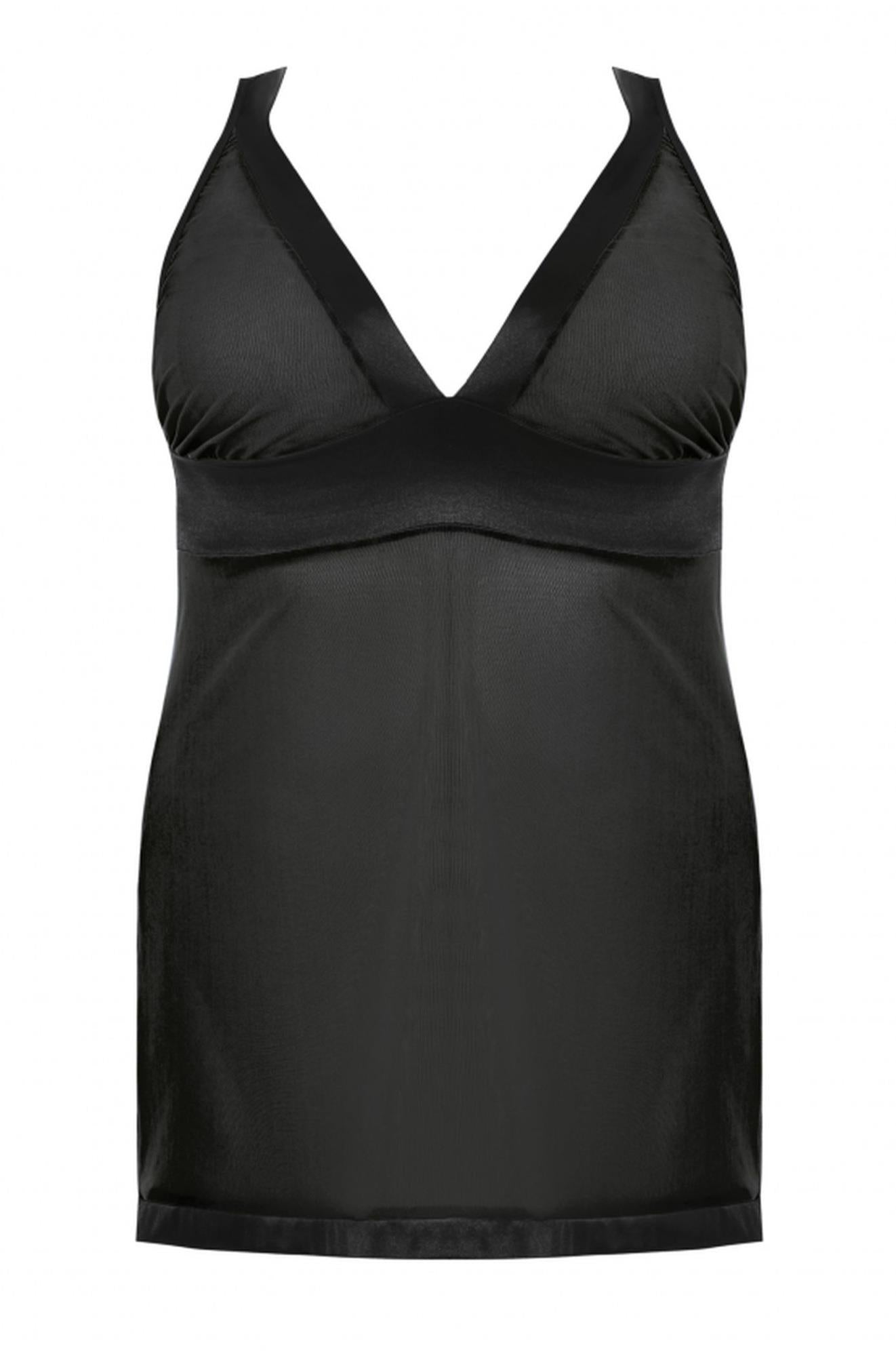 6-Samara black chemise XL+ ( czarna halka )-6