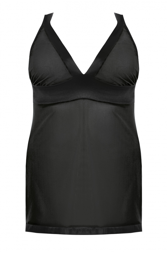 5-Samara black chemise XL+ ( czarna halka )-5