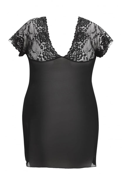 6-Marina black chemise XXL+ ( czarna halka )-6