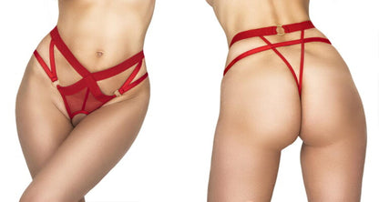 3-MEREDITH THONG RED L/XL-3
