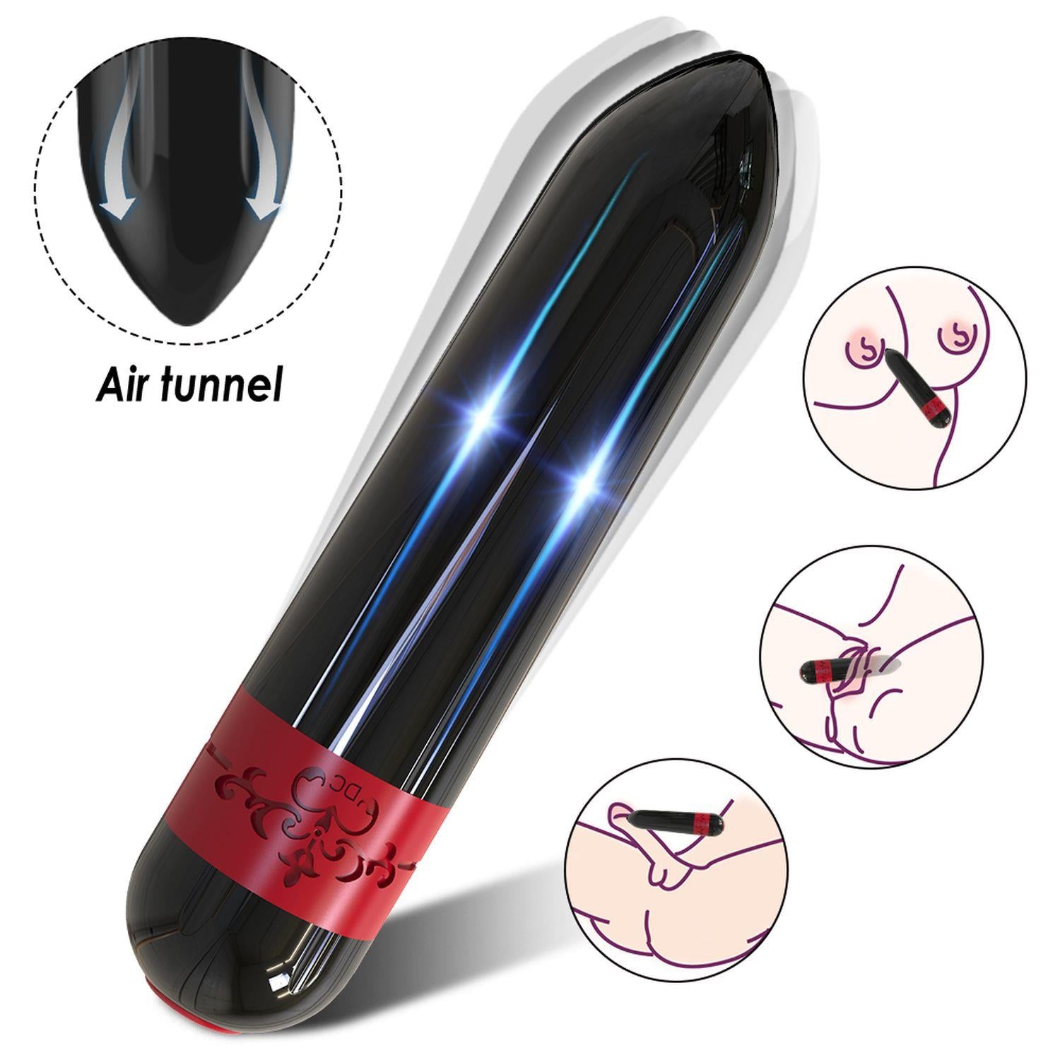 3-Mini wibrator mały masażer łechtaczki 7cm 9 trybów-3