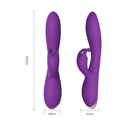 3-Wibrator króliczek masażer łechtaczki 22 cm 9 tryb-3