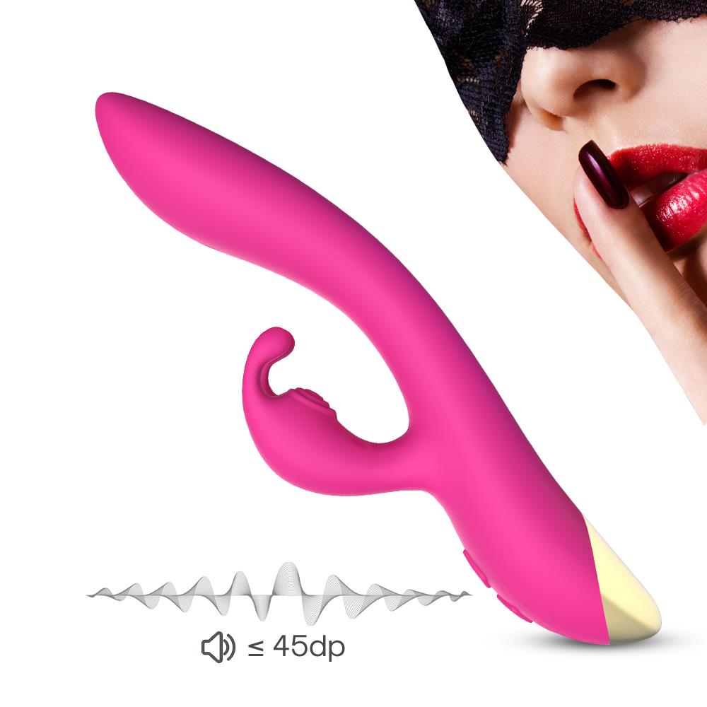 7-Wibrator króliczek masażer łechtaczki 22 cm 9 tryb-7