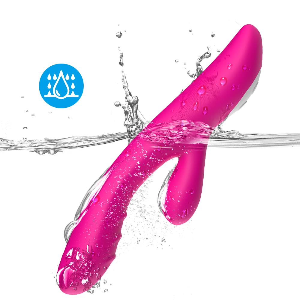 5-Wibrator króliczek podgrzewany ciepły 9 tryb 22 cm-5