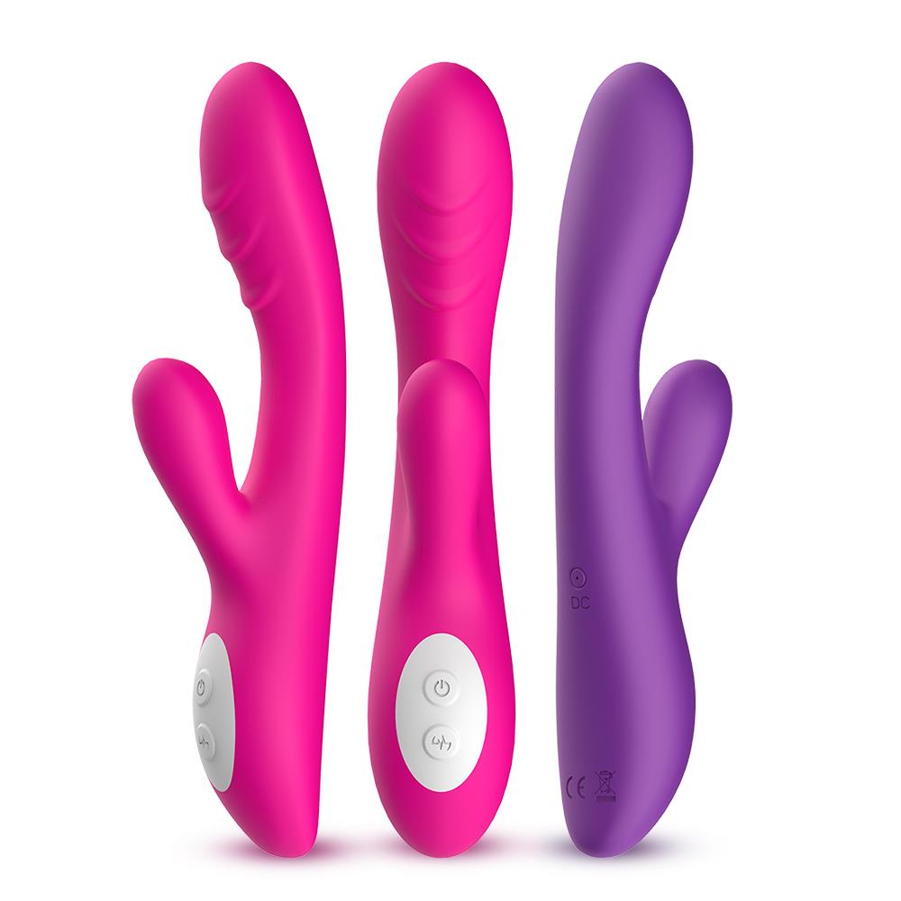 11-Wibrator króliczek podgrzewany ciepły 9 tryb 22 cm-11