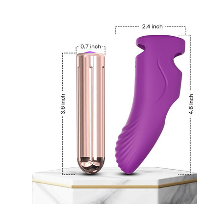 14-Wibrator punktu g na palec nakładka 9 trybów 11 cm-14