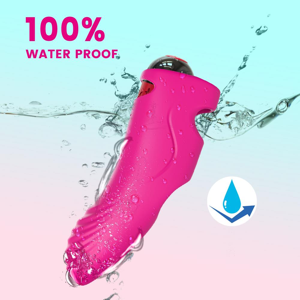 6-Wibrator punktu g na palec nakładka 9 trybów 11 cm-6