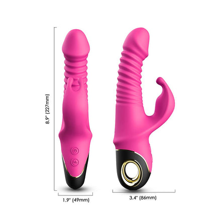 7-Wibrator króliczek pulsacyjny rotacja 22,7cm-7