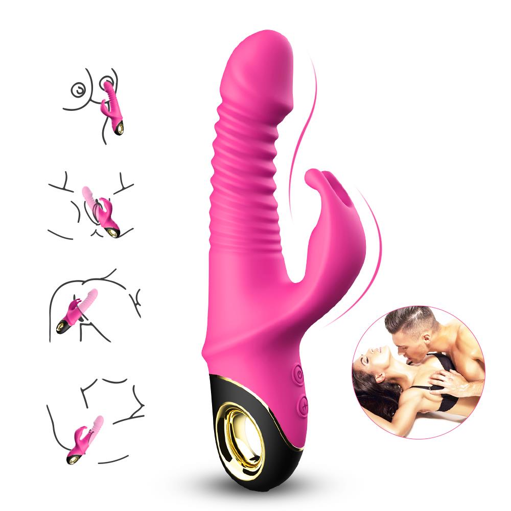 3-Wibrator króliczek pulsacyjny rotacja 22,7cm-3