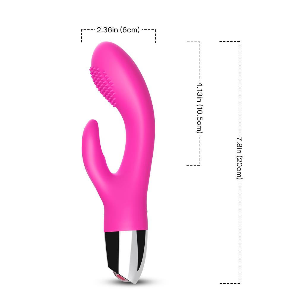 9-Wibrator króliczek punkt g łechtaczka 20 cm 9 tryb-9