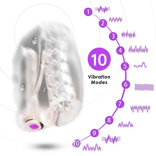 1-Masturbator wibrujący męski sex masażer 10 trybów-1