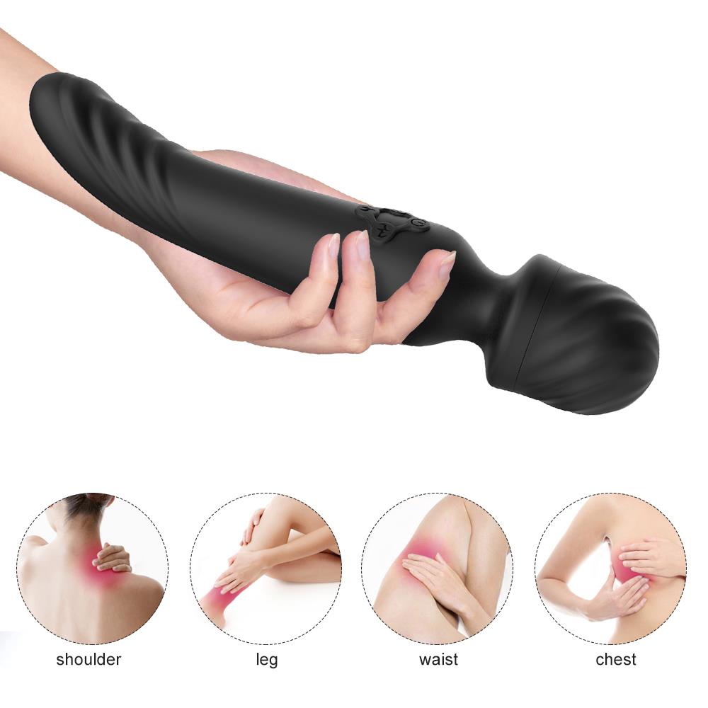 4-Masażer łechtaczki podgrzewany wibrator 22cm 9tryb-4